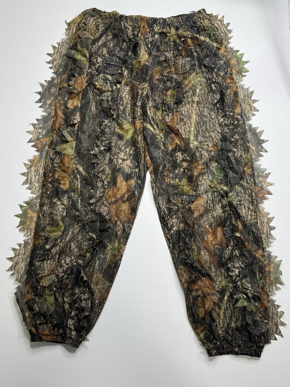 Underbrush Mens S/M 3D Leafy Camo Ghillie Hunting Pants Mossy Oak Break Up